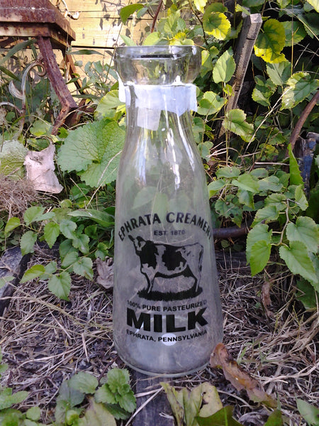 Milk Bottle - Small Ephrata Creamery 1870 – Jantiques LLC.