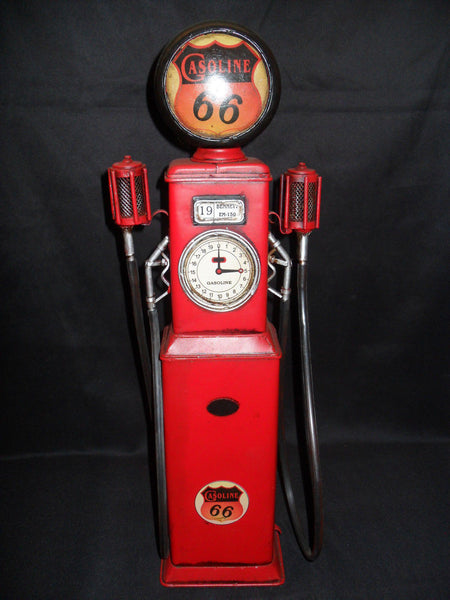 Pompe à essence gasoline vintage - PIN'UP & ROUTE 66 - inexmob