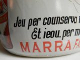 Umbrella Stand Porcelain - French "Demandez un Marra" Advertising