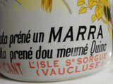 Umbrella Stand Porcelain - French "Demandez un Marra" Advertising