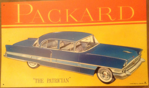 Flat Tin Sign - PACKARD "The Pactrician"