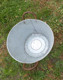 Metal Tin - Small Galvanized Metal  Bucket with Handles