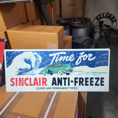 Sinclair anti-freeze Automotive Advertising Sign