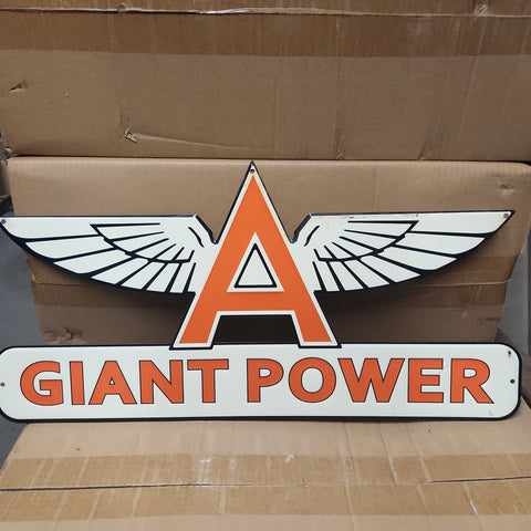 Giant power Flying A Automotive advertising sign