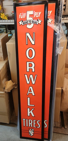 Norwalk vertical automotive advertising sign