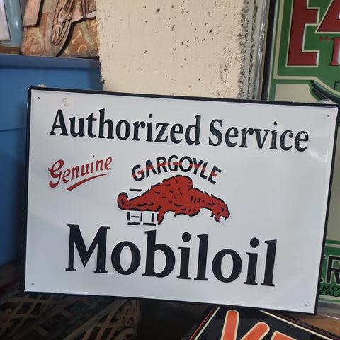 Mobiloil gargoyle Automotive Advertising sign