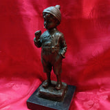 J. Schmidt-Felling "Le Petit Fumeur" Bronze Statue