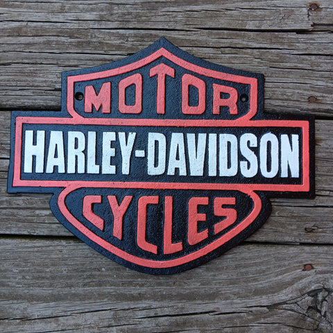 Harley-Davidson Motor Cycle Sign