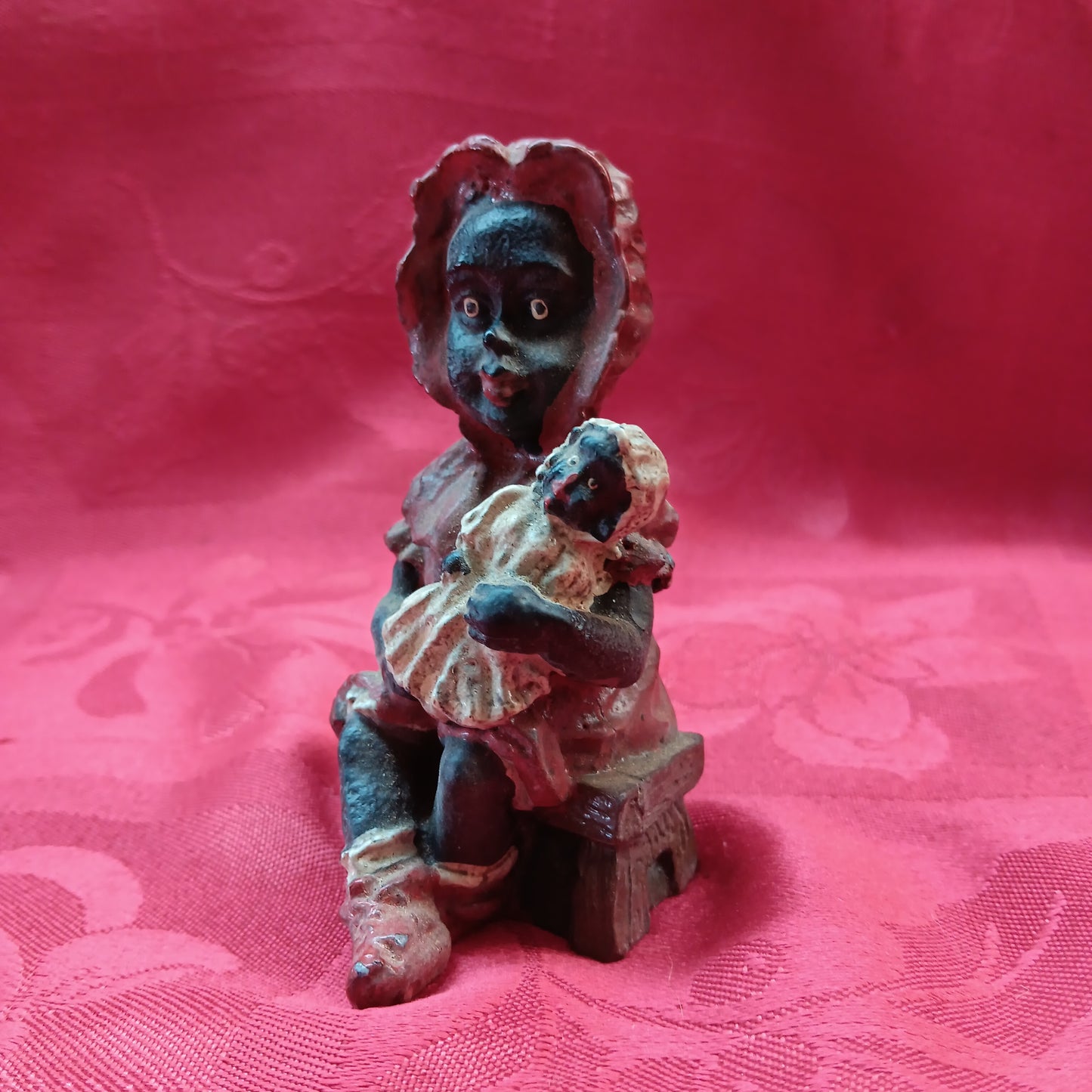 Lead Black Americana Girl with Baby Doll