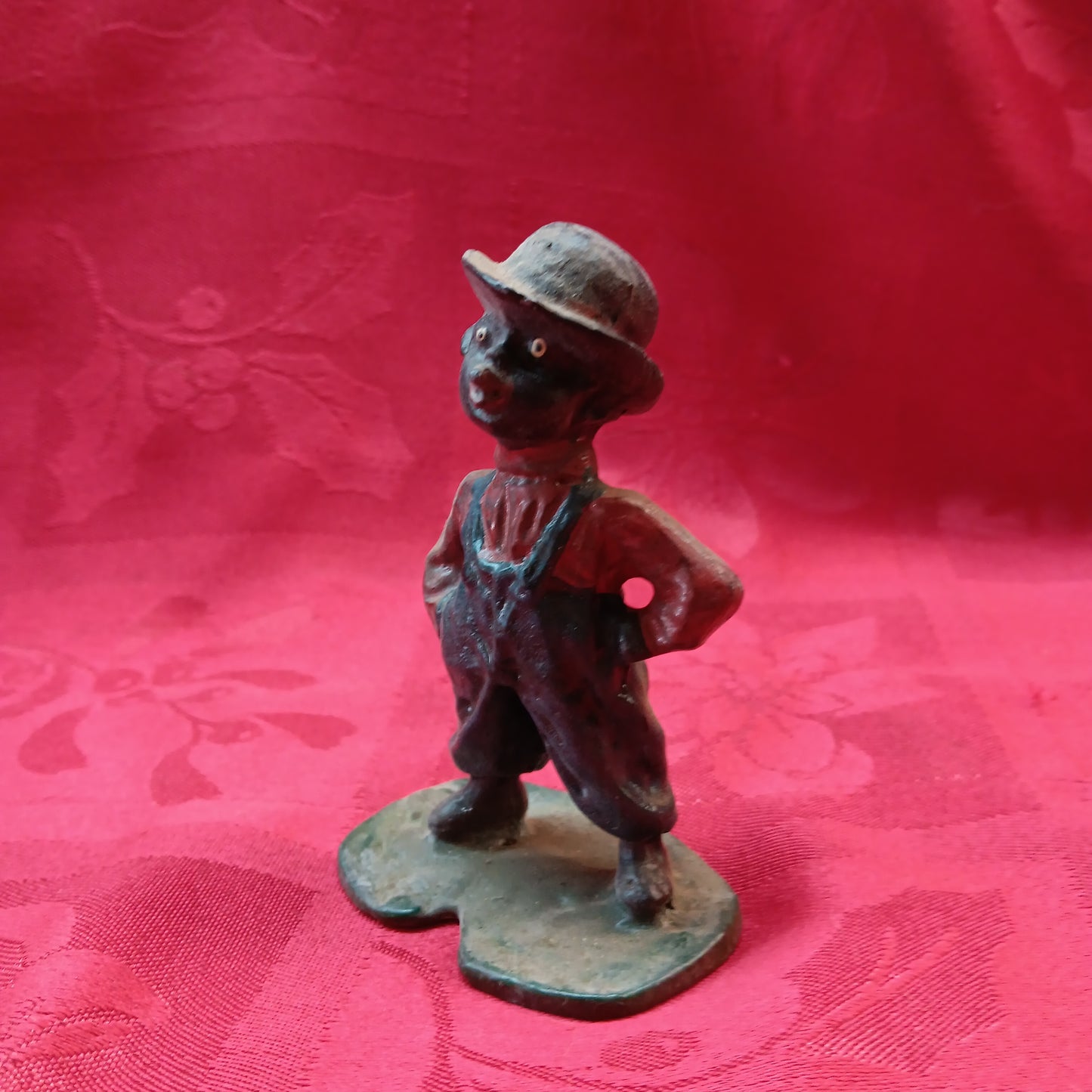 Lead Black Americana Cigar Boy