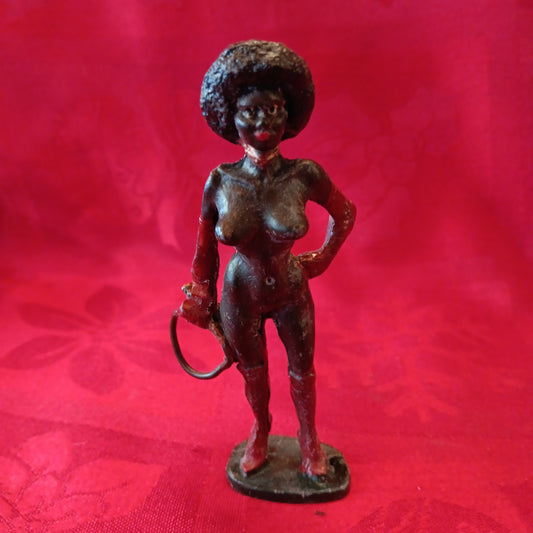 Lead Erotic Black Americana Woman With Whip