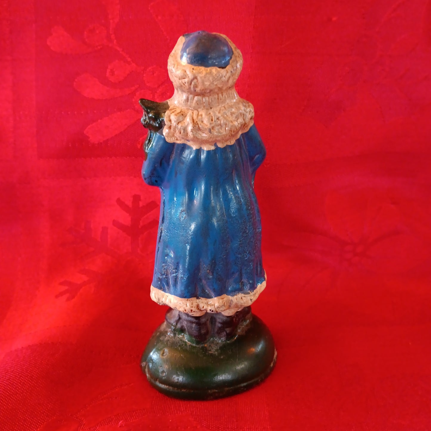 Lead Blue Santa Claus 1904