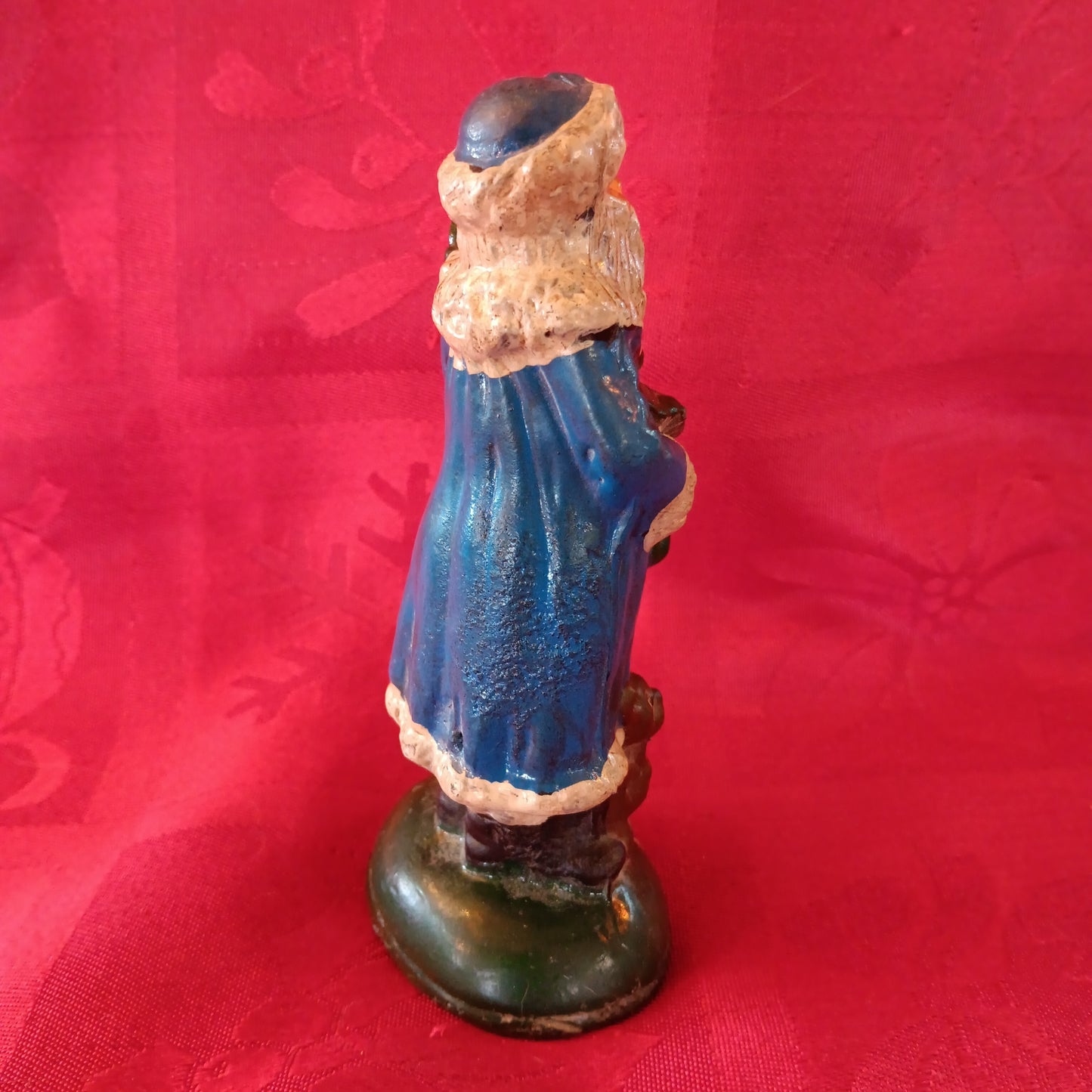 Lead Blue Santa Claus 1904