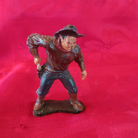 Lead Cowboy with holster