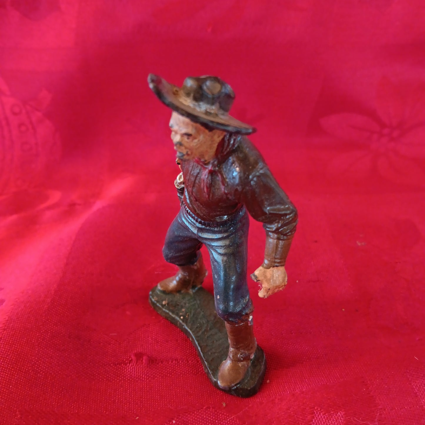 Lead Cowboy with holster