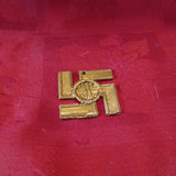 Lead WWII Natzi Swastika Pin / Pendant Badge