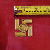 Lead WWII Natzi Swastika Pin / Pendant Badge