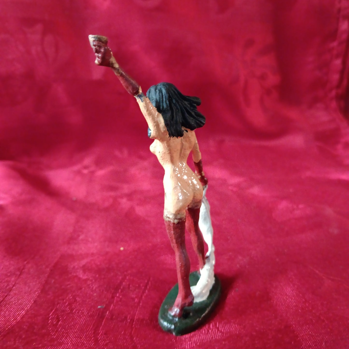 Lead Erotic Woman Naked Warrior - Black Hair