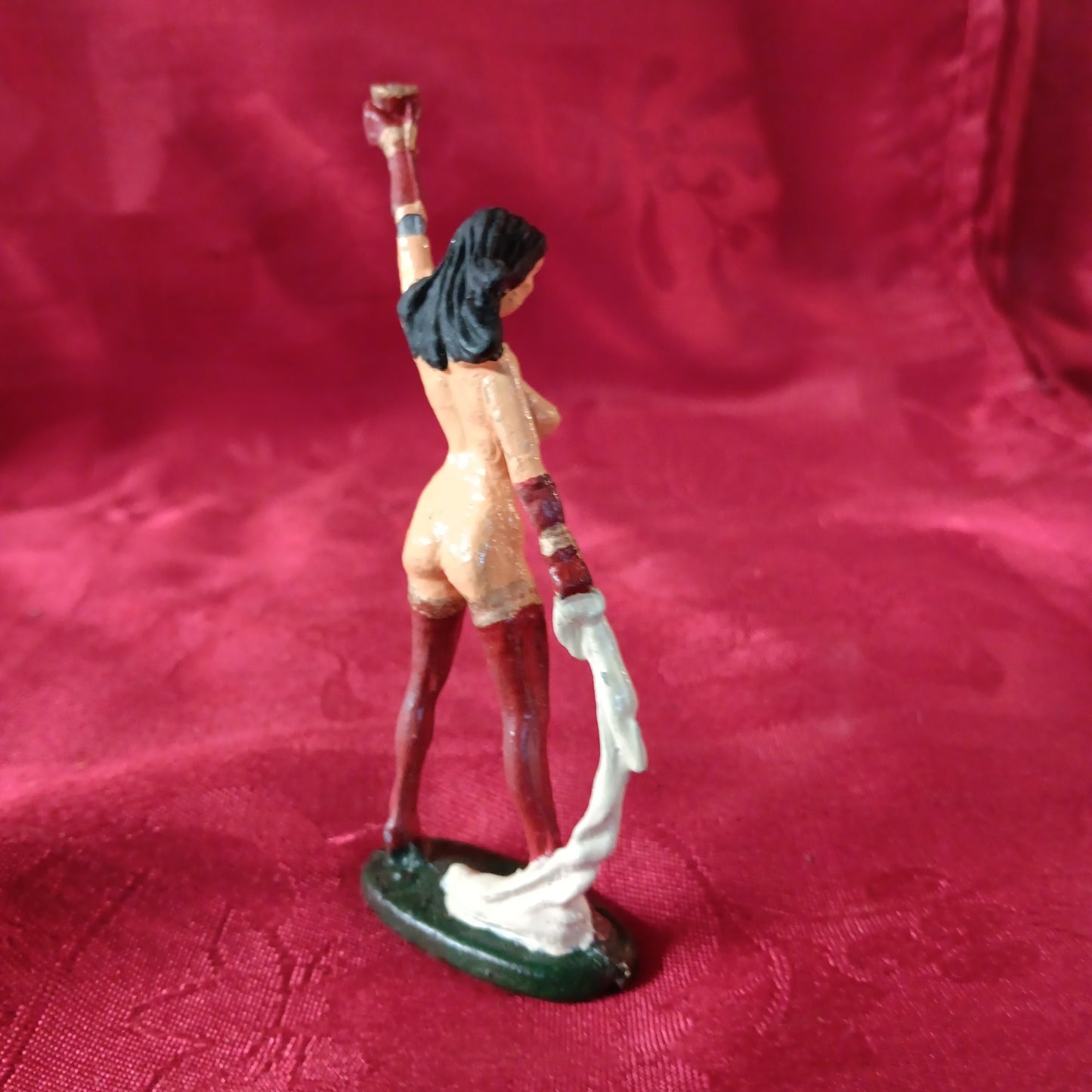 Lead Erotic Woman Naked Warrior - Black Hair