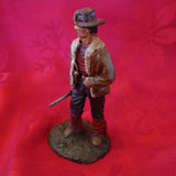 Lead Cowboy with Knife