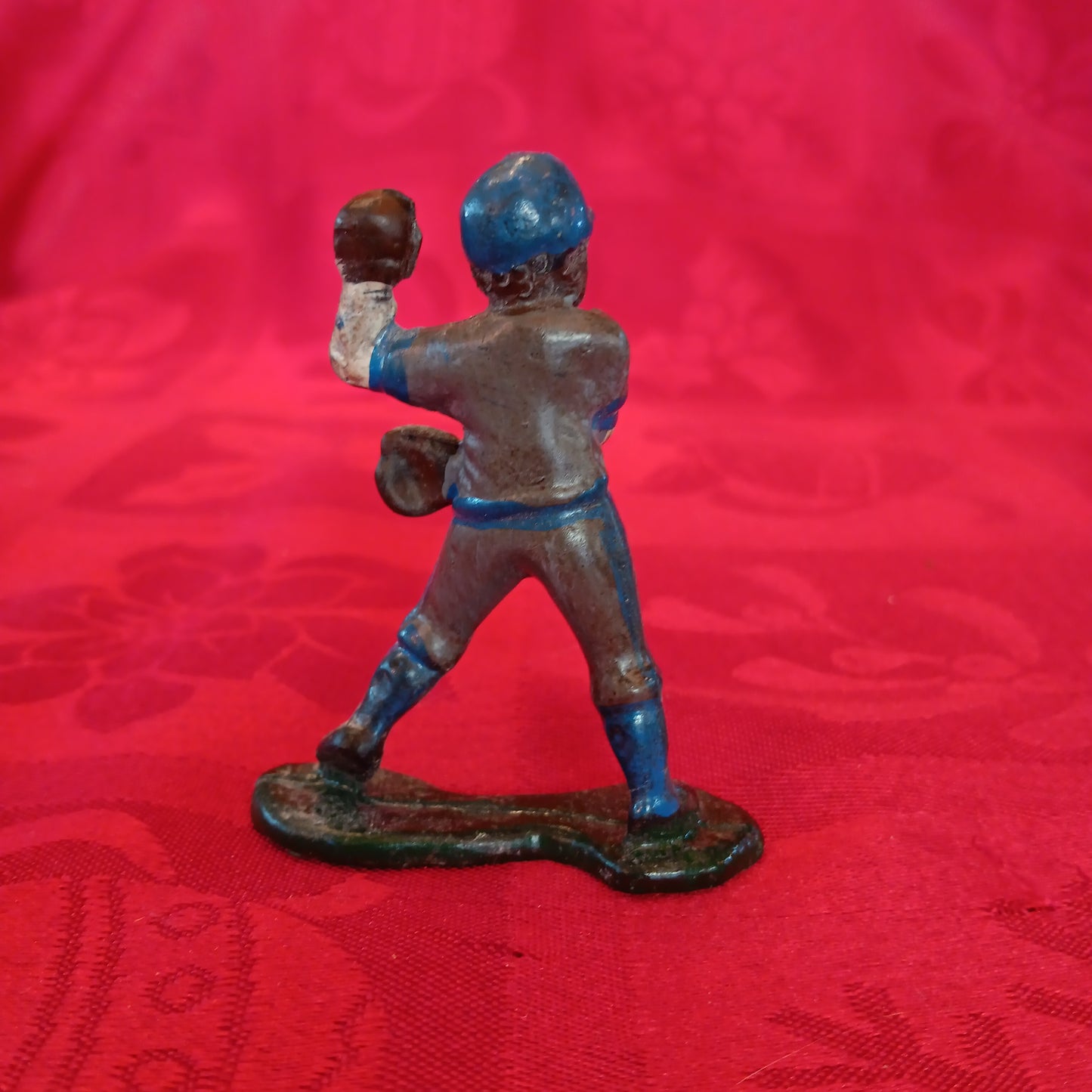 Lead Black Americana Md Blue Baseball Player Baseman