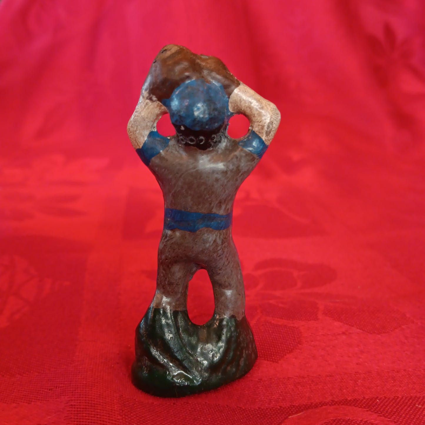 Lead Black Americana Md Blue Baseball Player Baseman Catching Ball