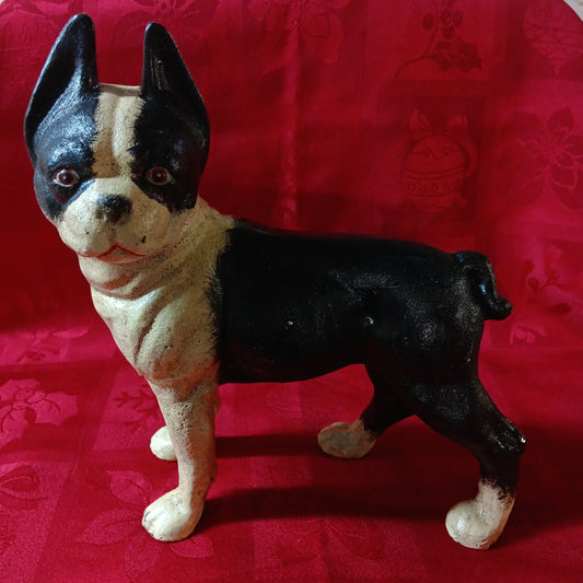 Cast Iron door stop - Boston Terrier