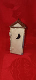 Lead Black Americana Outhouse Baby
