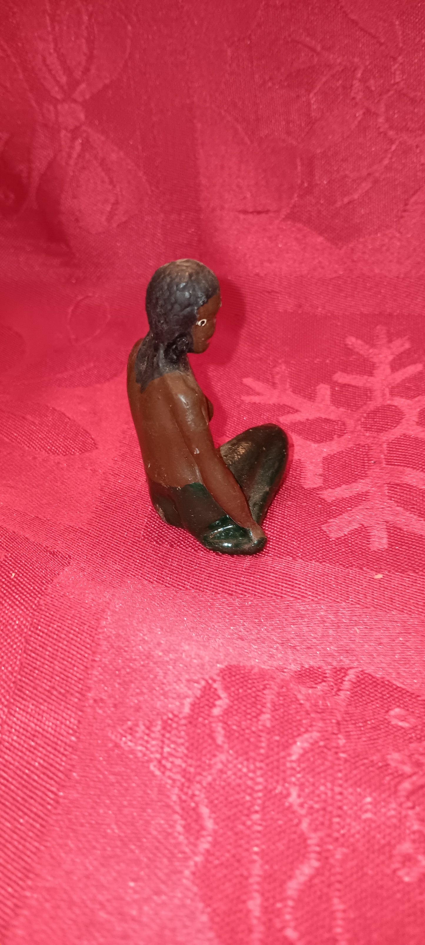 Lead Erotic Black Americana Topless Mermaid