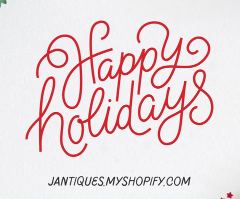 Happy Holidays With Jantiques Gift Card