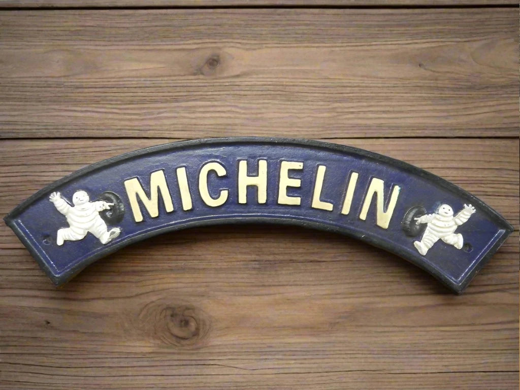 Cast Iron Sign - Curve "MICHELIN TIRE"