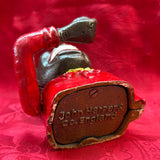 Cast Iron Mechanism Bank - Small Jolly  Red