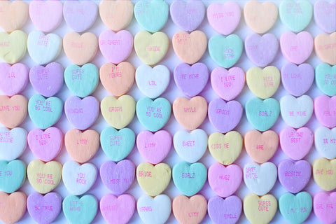 Candy Hearts Gift Cards
