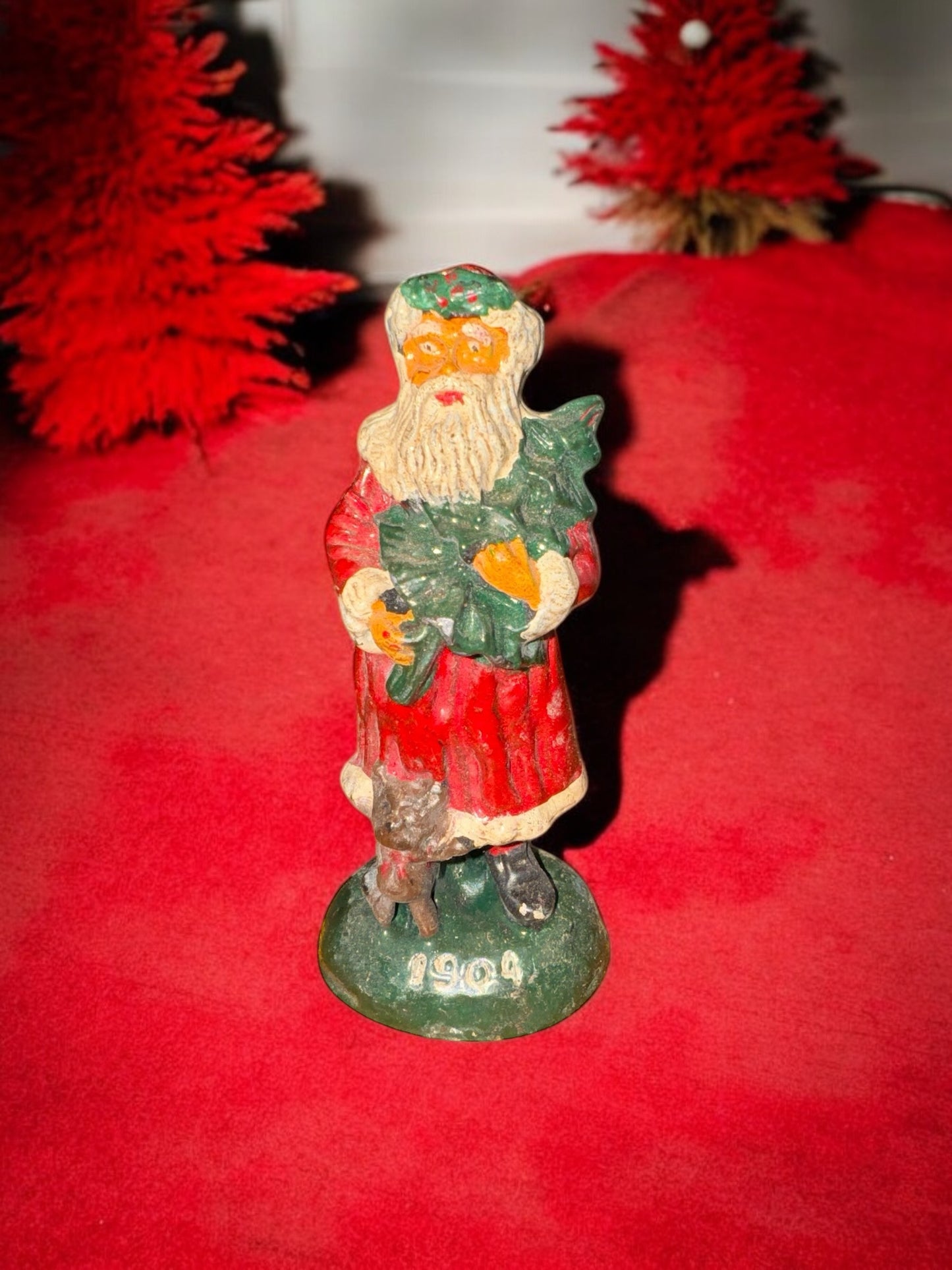 Lead Old Fashion Santa Claus 1904