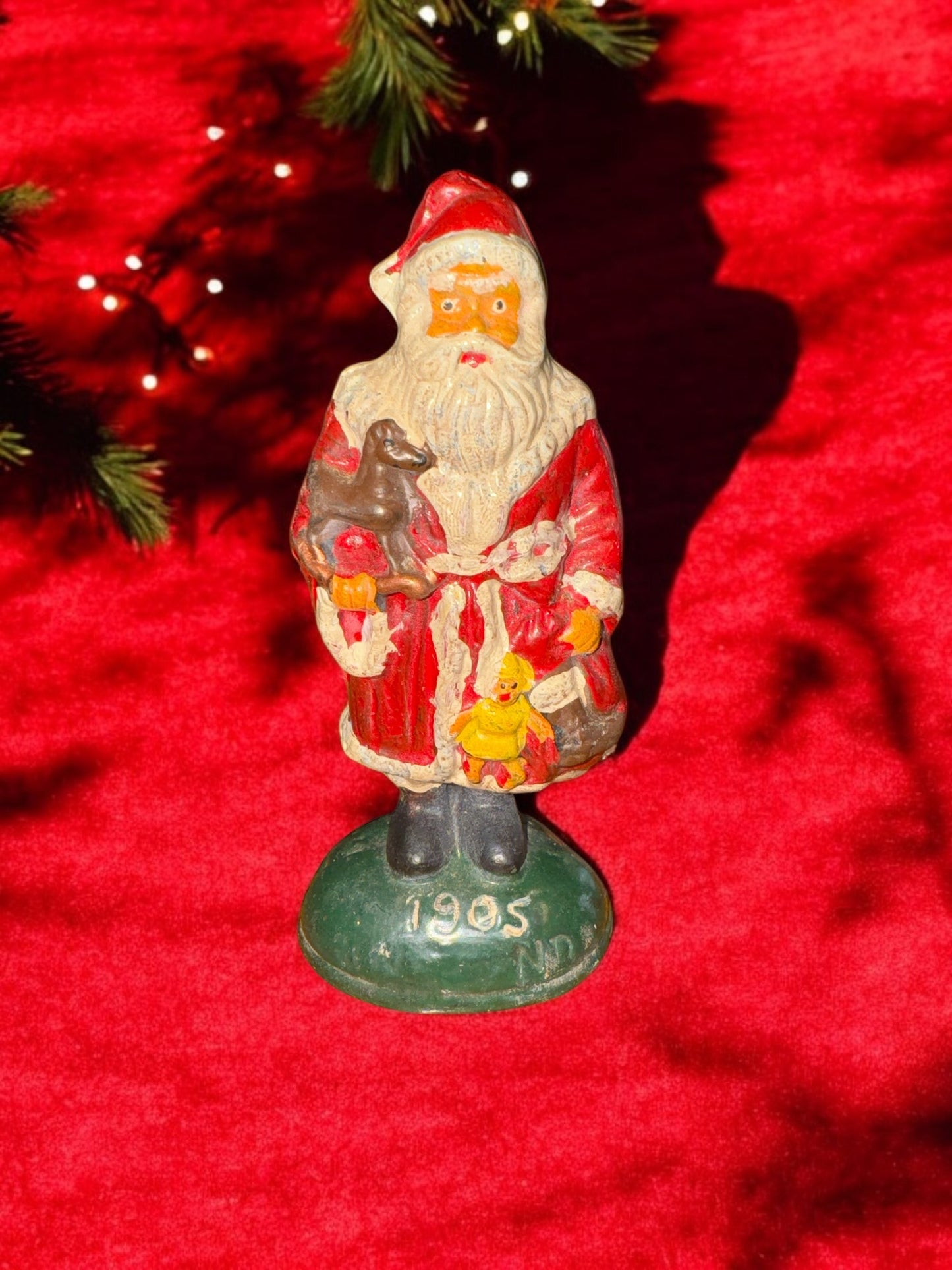 Lead Old Fashion Santa Claus 1905