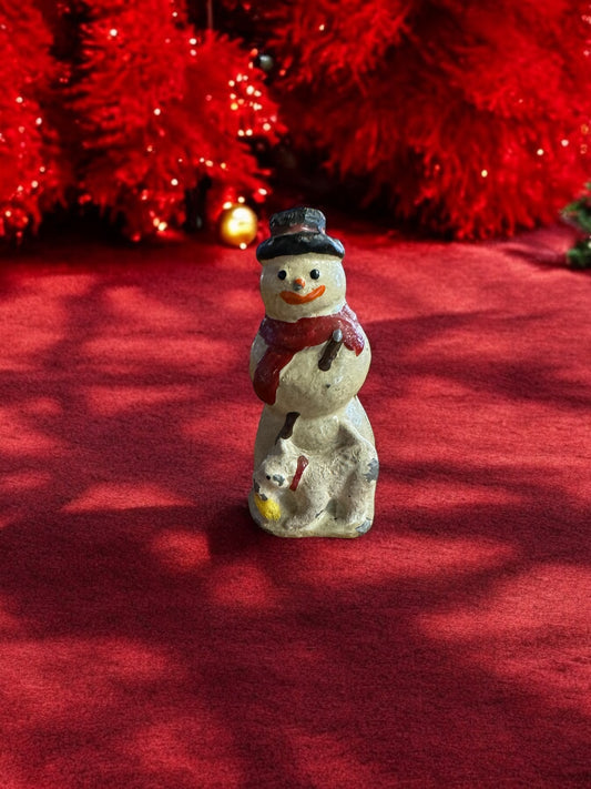 Lead Vintage Snowman