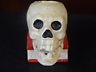 Skull Cast Iron   Pair of Head Stick Candle Holder Skull