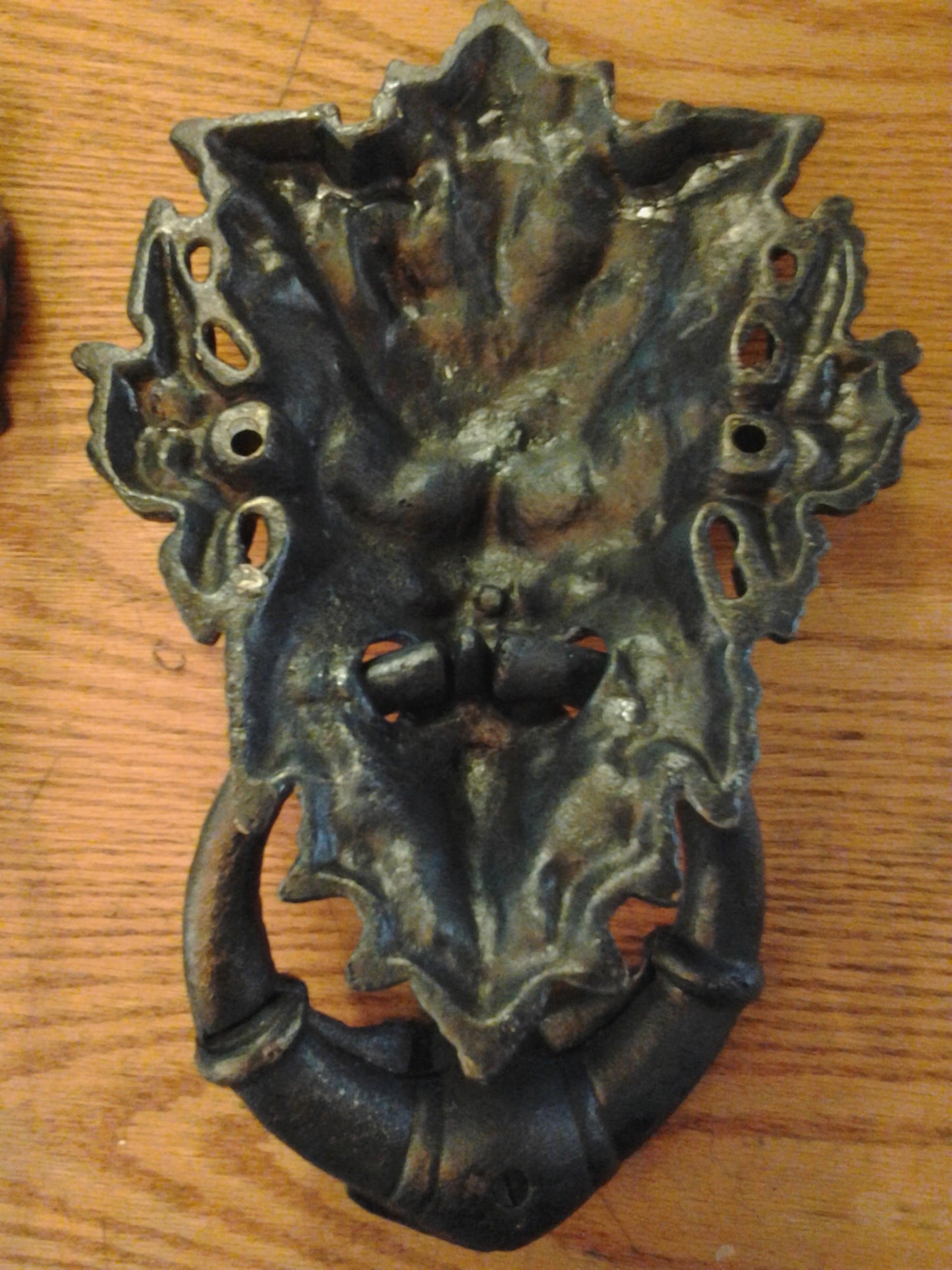 Door Knocker -Cast Iron  Heavy Neptune Poseidon Man God