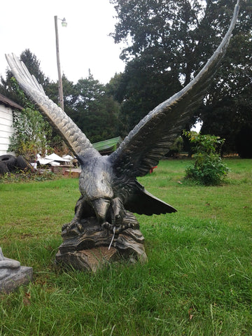 Cast Iron Statue - Iron Eagle