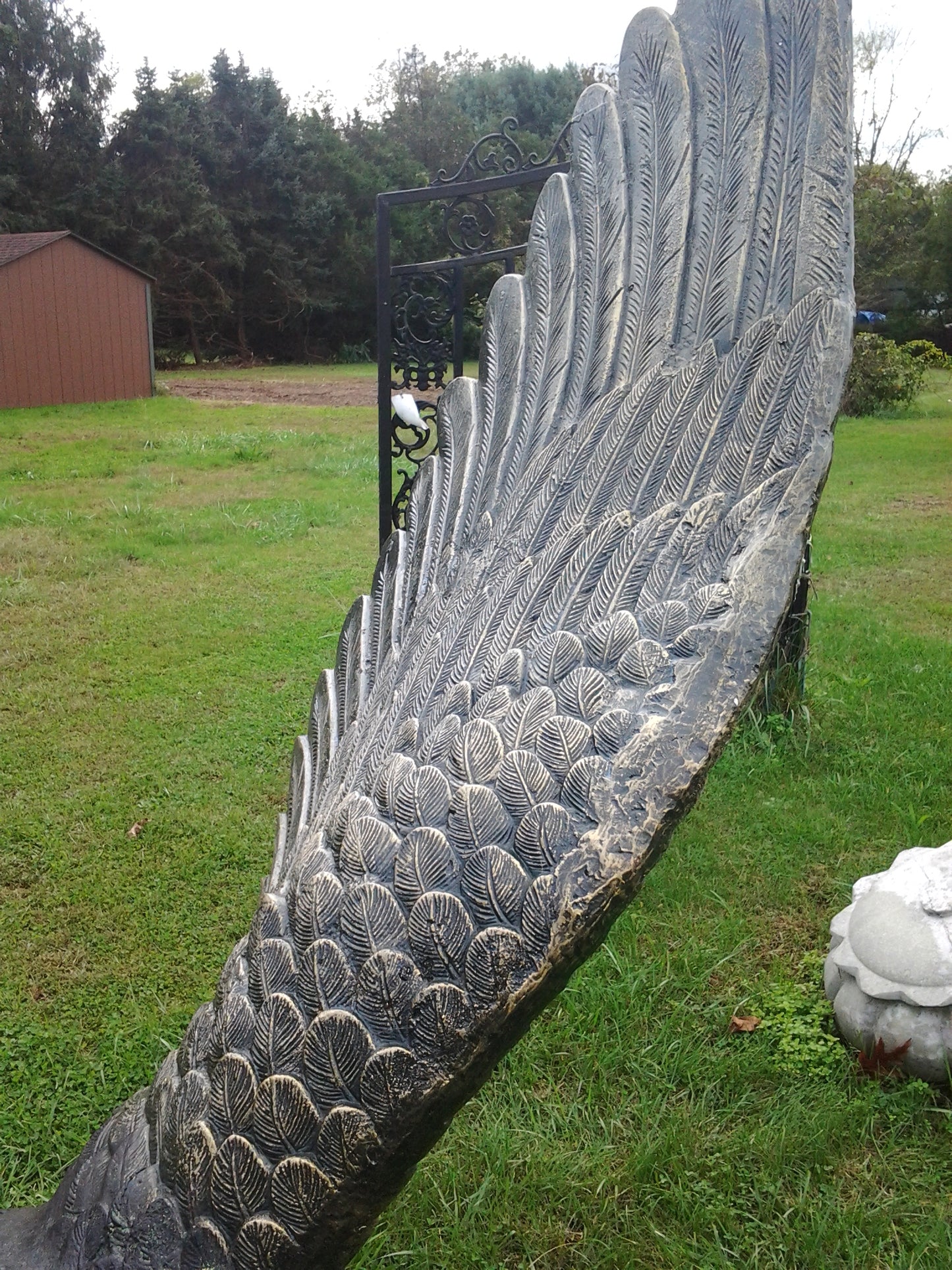 Cast Iron Statue - Iron Eagle