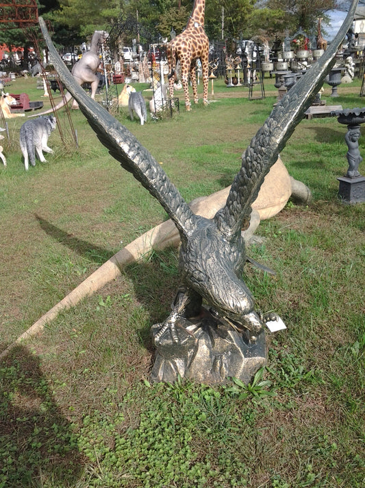 Cast Iron Statue - Eagle