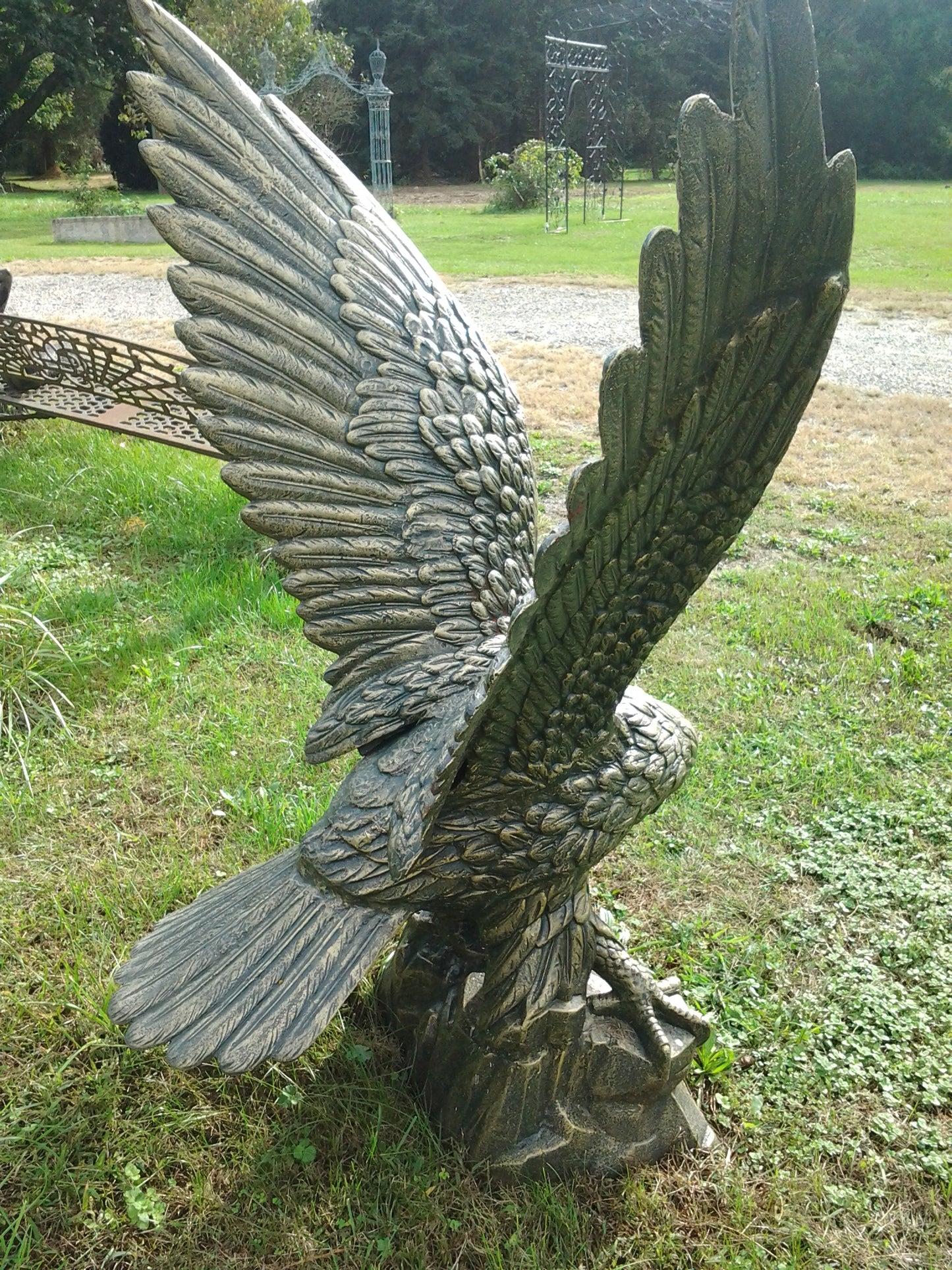 Cast Iron Statue - Eagle