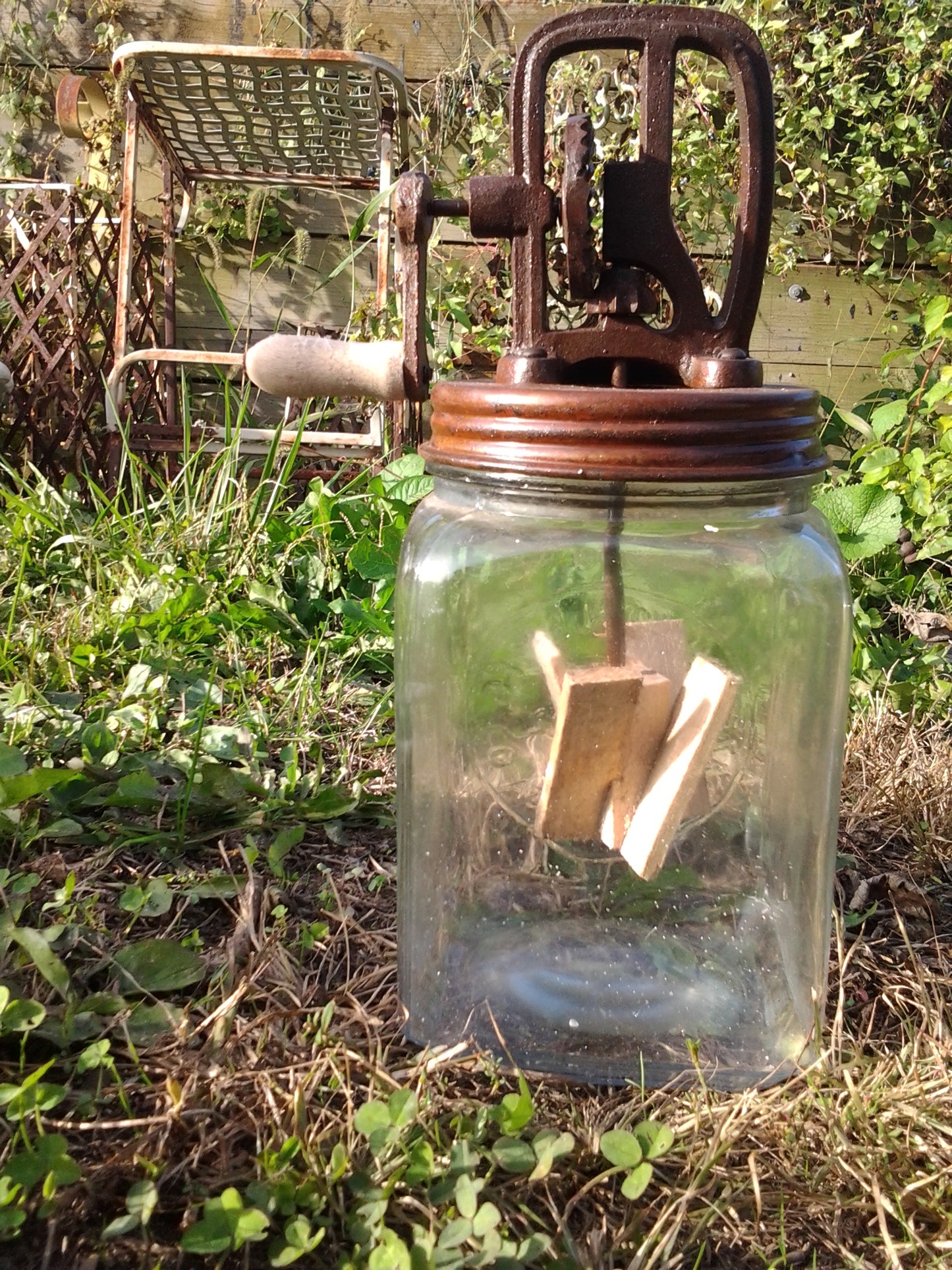 Butter Churn - Dazey Butter Churn 5 Piece Set-Jantiques LLC.