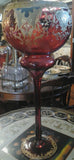Moser Glass - 3 Piece Set Cranberry Red w/ Gilded