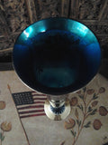 Moser Glass - Pair of Cobalt Blue Vase Shape