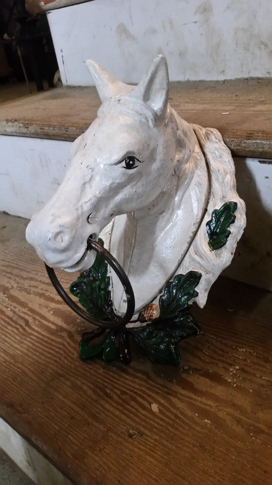 Cast Iron Towel Rack - Horse Head