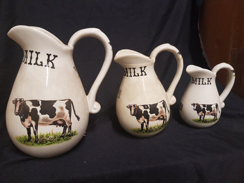 Milk Jar Round ( 3 pieces set)