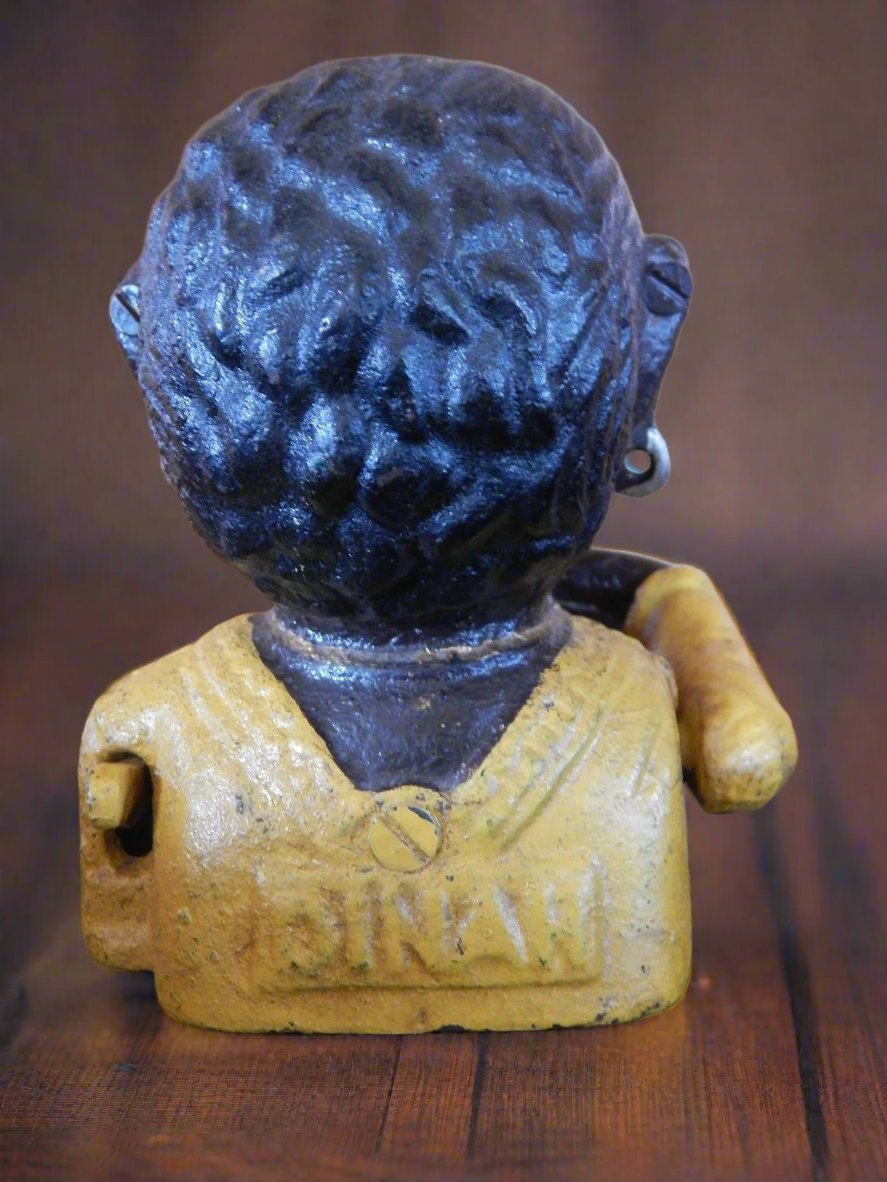 Cast Iron Mechanical Bank - Lady "Smalla"