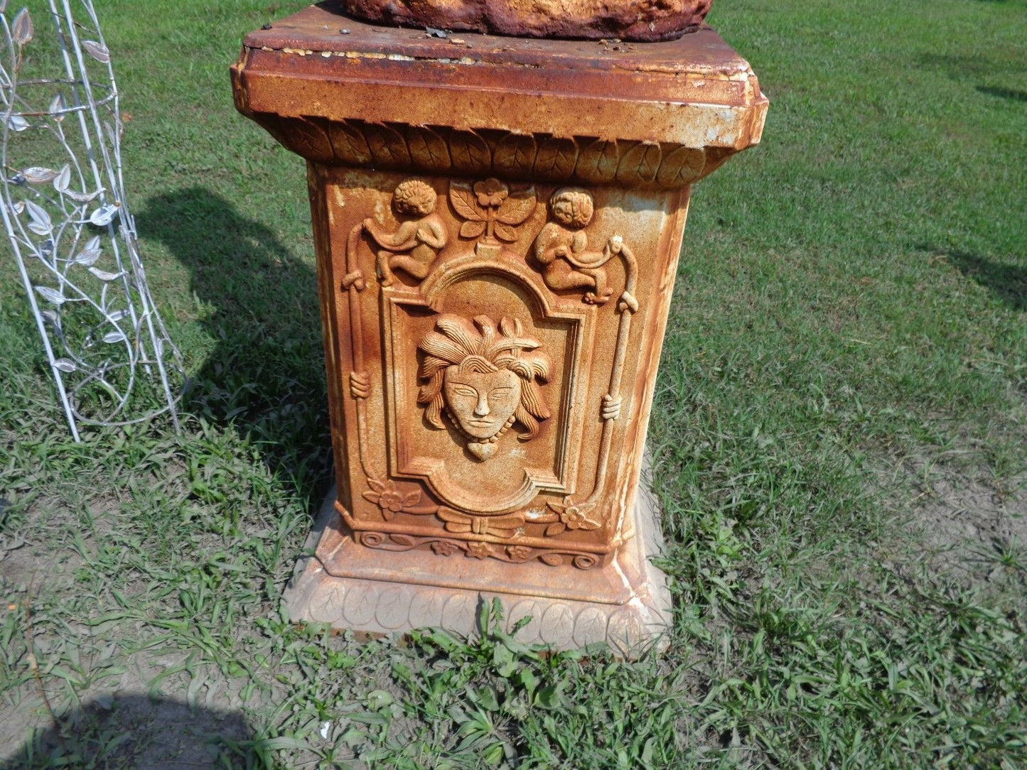 Cast Iron Statue - Life Size Winged Victorian Women