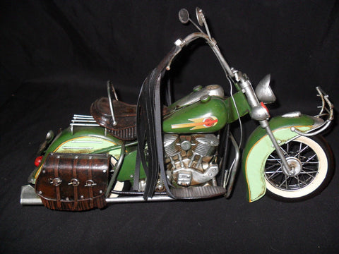 Vintage Style Tin Hand Crafted Motorcycle Model